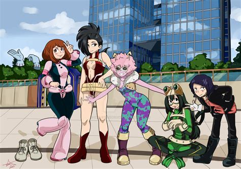 my hero academia girls naked|Naked My Hero Academia Girls Porn Videos 